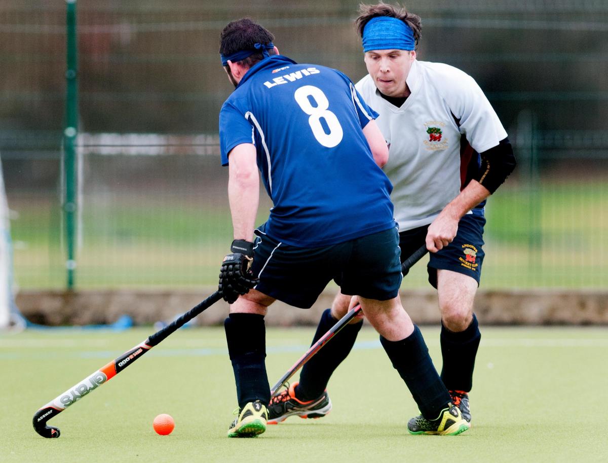 Action from Andover Hockey Club's Mens II v Isle of Wight. 25th Feb 2017 - Picture Andy Brooks
