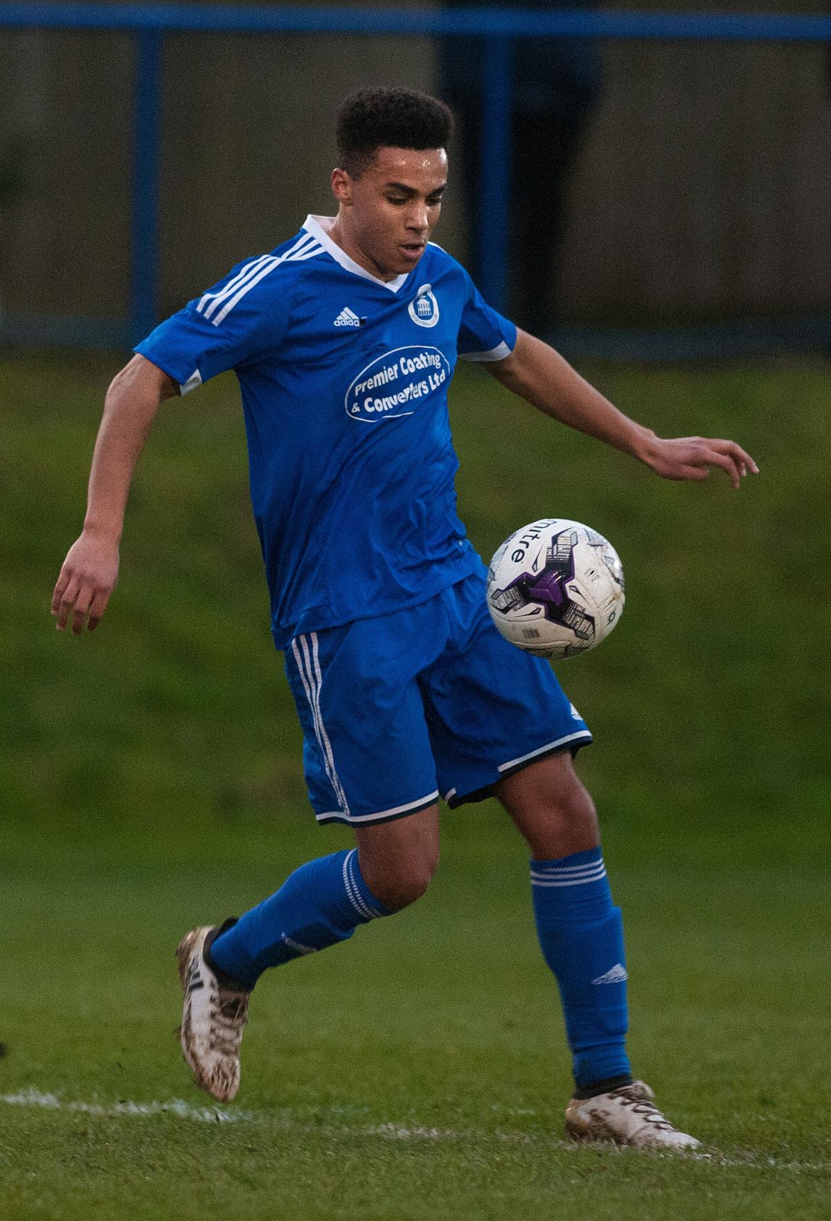 Andover Town's Aaron Nesbeth - Picture Andy Brooks