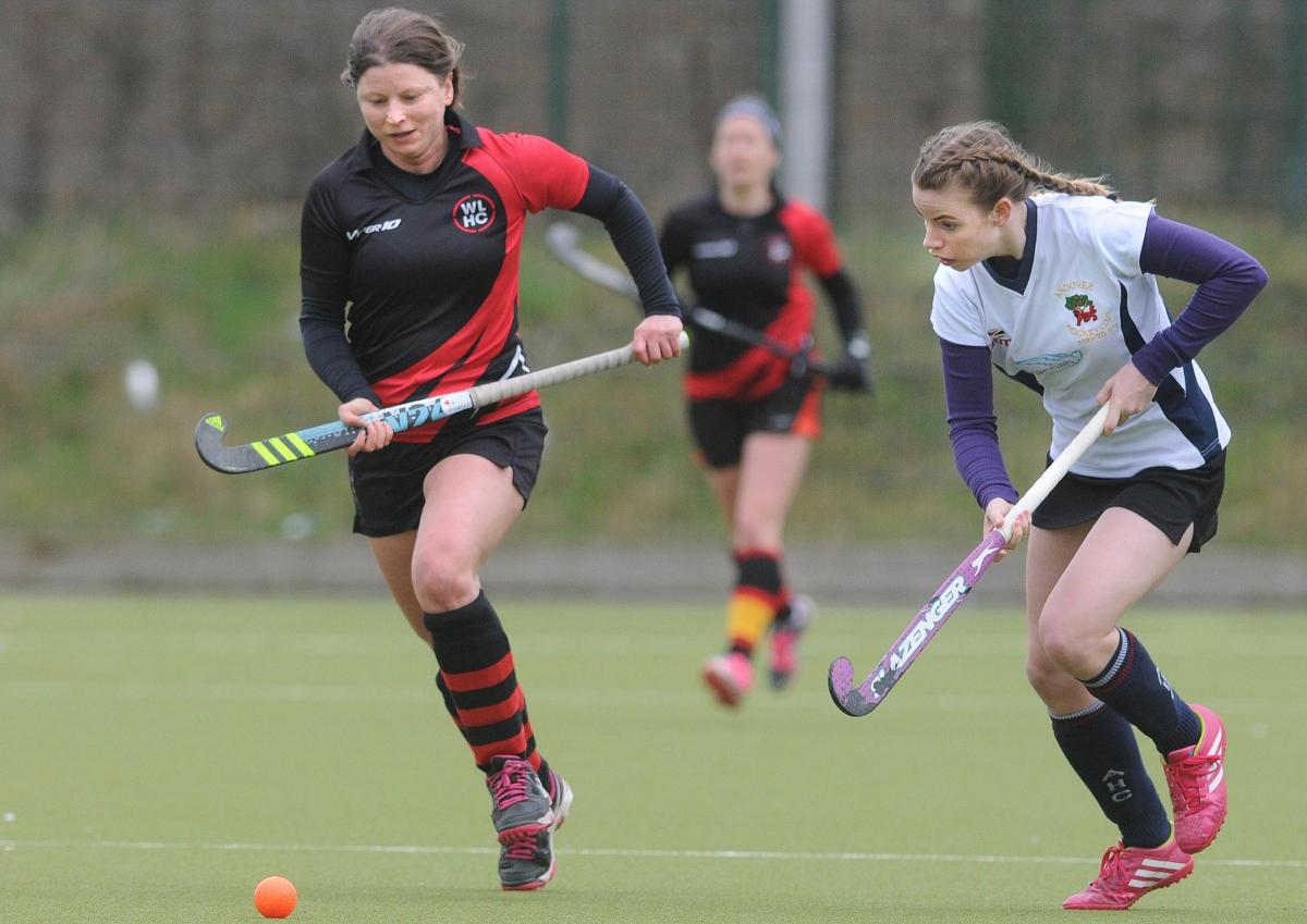 Action from Andover Ladies III v Waterside. 18 March - Picture Andy Brooks