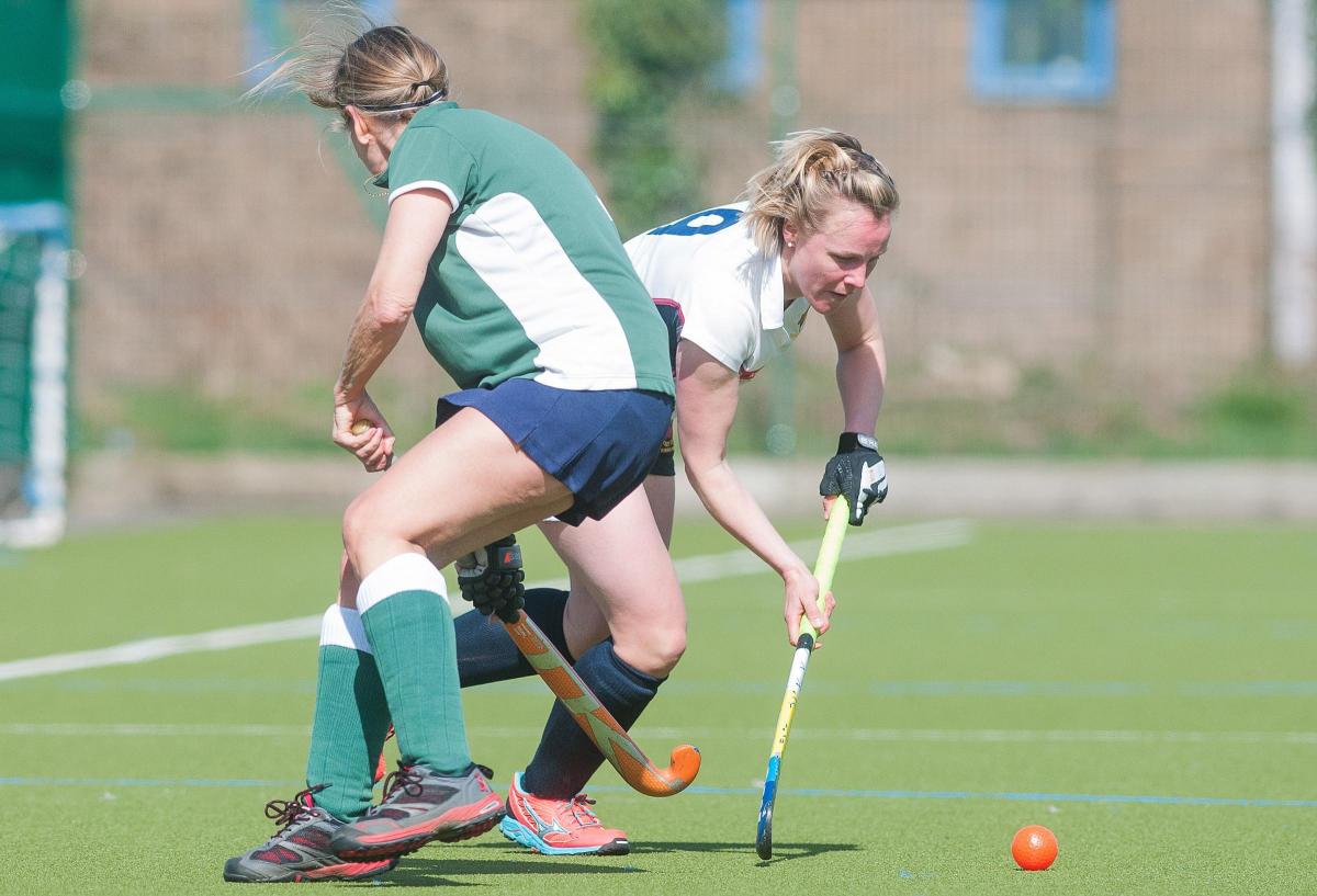 Action from Andover Hockey Ladies 1s v Havant 2s. 25th March, 2017 - Pic Andy Brooks