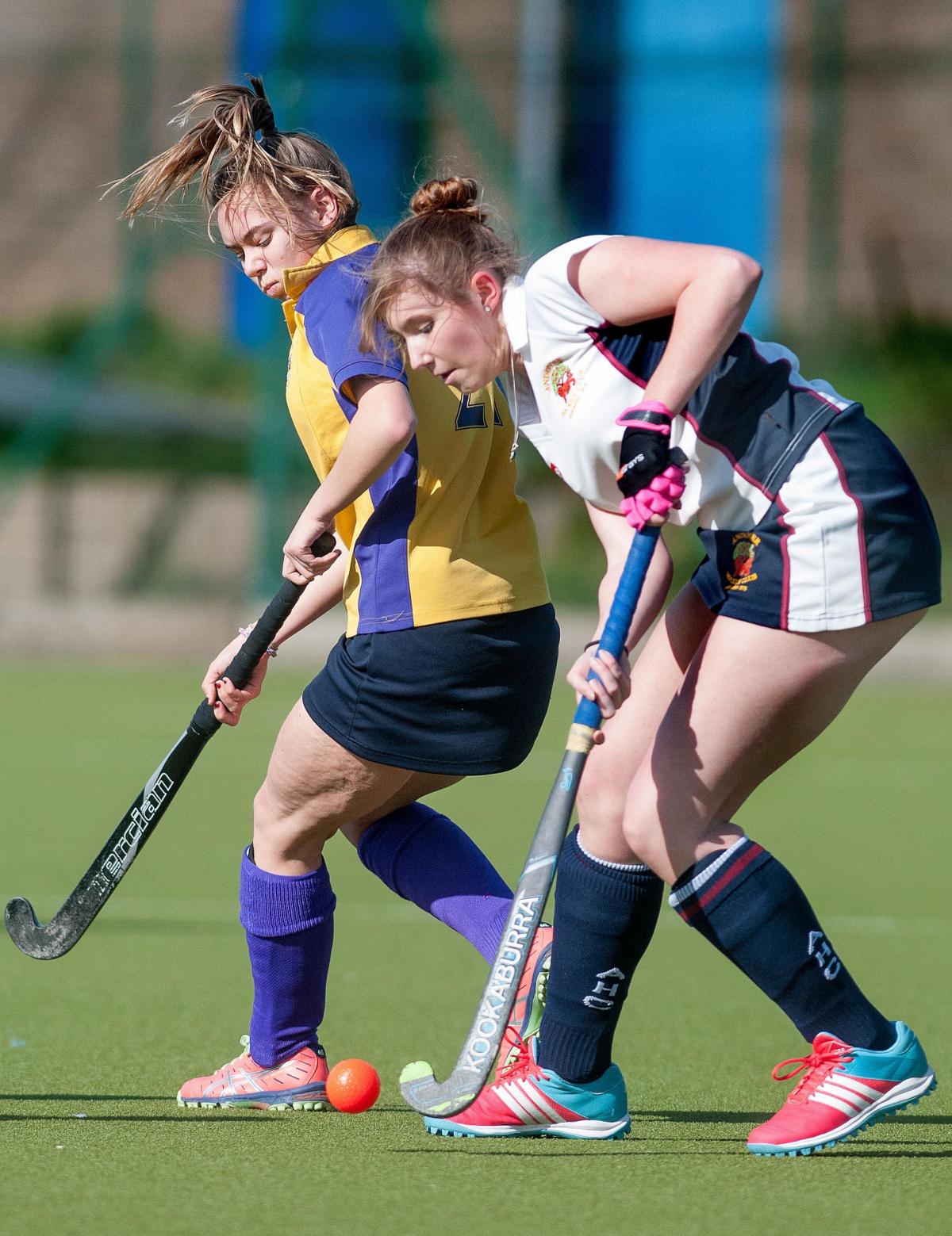 Action from Andover Hockey Ladies 2s v Winchester 2s. 25 March, 2017 - Picture Andy Brooks