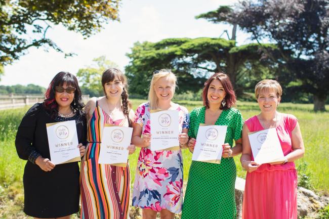 Jewellery Store winner - Sofia of Sofia's Sweet SImplicity, Best Florist - Stepanie Dunn of Rabbit & The Rose, Best Newcomer - Emma Hunt of Scrumptious Bakes by Emma, Best Beauty Salon - Karla Jones of The Beauty Rooms and Best Children's Busi