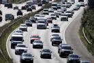 File photo dated 23/08/19 of traffic making it's way along the M3 motorway near to Winchester in Hampshire. Christmas Day falling on a Wednesday is expected to ease some of the congestion on the roads during the annual festive getaway..
