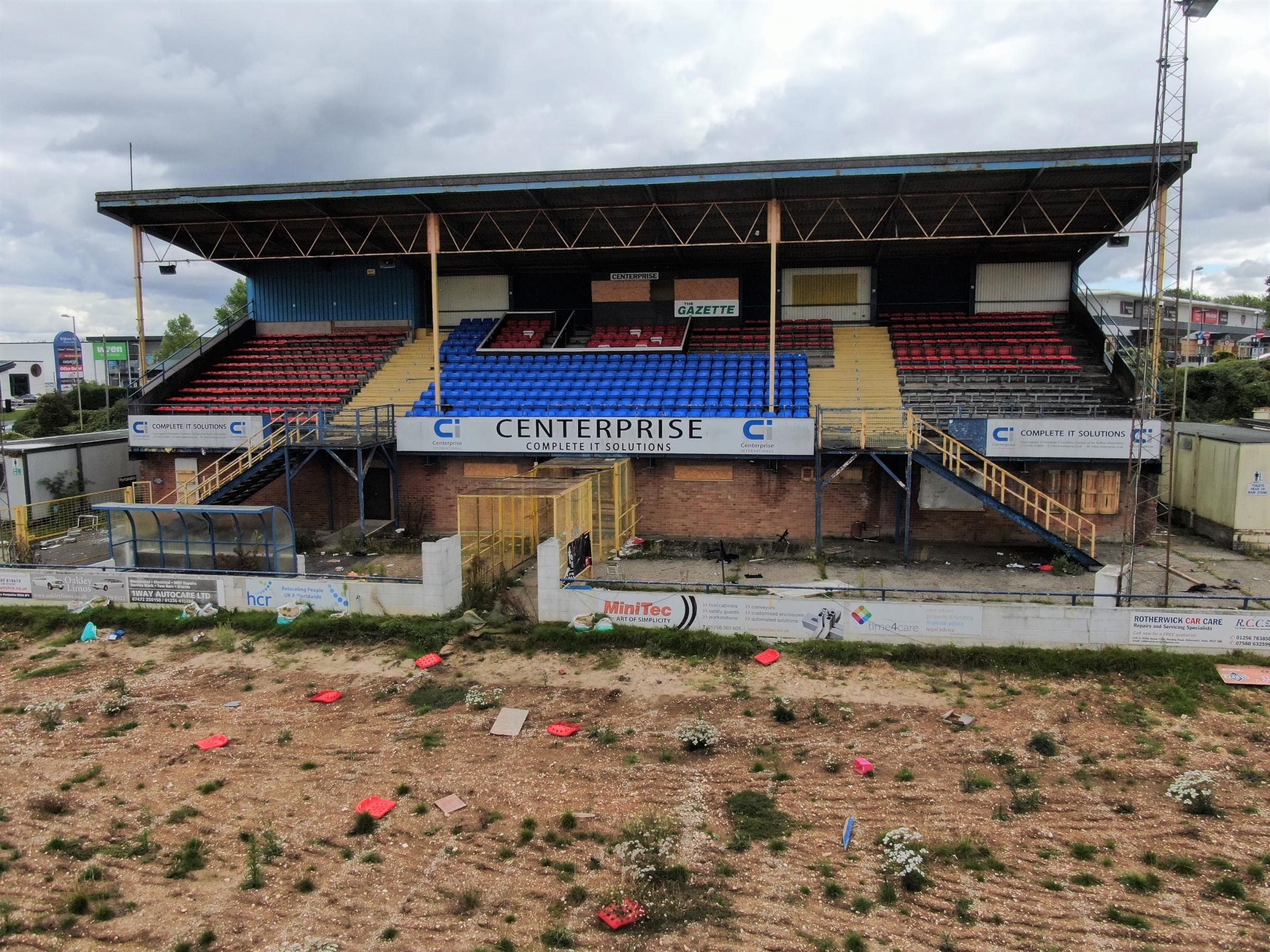 Photos show the Camrose left in a horrendous state. Picture by Simon Hill 
