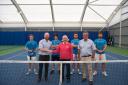 Andover Lawn Tennis Club with their new sponsors