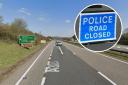 LIVE: A303  eastbound closed after single-vehicle crash
