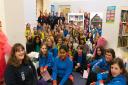 Hundreds take part in 'The Biggest Sleepover in the World' for Jacqueline Wilson book