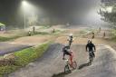 See photos as floodlights at Andover BMX club are switched on