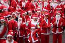 Best photos from the Santa Fun Run held in Winchester