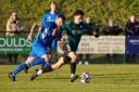 Lewis Williams in action for Andover New Street against Shaftesbury Town