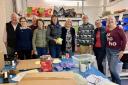 The Wednesday team have volunteered for Andover Foodbank for a combined 40 years
