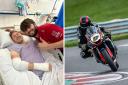 Stephen Thomas has returned to racing after a serious crash at Thruxton last year.