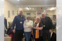 Members of The Voice of Egremont Community HQ with their award