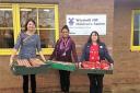 Tesco staff delivering parcels to Windmill Hill Children's Centre