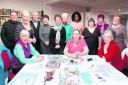 Craft club members and staff at Age Concern in Eastleigh.