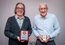 Martyn Startup and Richard Belbin with the award