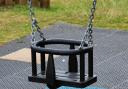 An 11-year-old was freed from a children's swing in Whitchurch on Monday