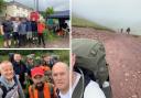 Seven members of Graham & Co conquered Pen-y-Fan for Andover Foodbank
