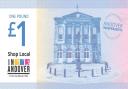 An InAndover bank note that can be collected this month to be used in one of Andover's independent shops