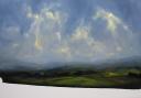 Peter Frie: ‘Landscape 7, 2023’, oil on canvas.
