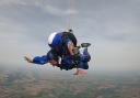 Stanley Full took on the skydive to raise money for HIOWAA and The Old Haltonians.