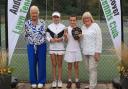 Glenys Chambers, Amelia Martin, Meredith DeMarco and Dot Chaffey of Andover Lawn Tennis Club.