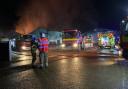Fire crews were called to a major blaze at a farm in Penton Mewsey