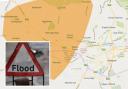 The Environment Agency has issued a flood warning for the area