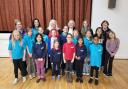Judith Davey-Cole (back row centre) is the new chief executive officer for Girls’ Brigade Ministries