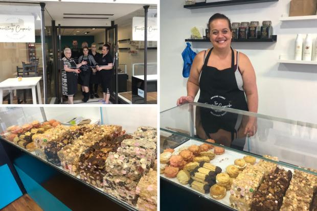Andover Advertiser: The Travelling Cupcake, owned by Bev Botha, opened its new store on Thursday, September 9