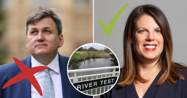 Kit Malthouse voted against the plans to stop water companies from dumping raw sewage in rivers, including the Test, but Caroline Nokes voted in favour.