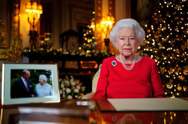 Andover Advertiser: Queen Elizabeth II records her annual Christmas broadcast in the White Drawing Room in Windsor Castle, Berkshire. Issue date: Saturday December 25, 2021.