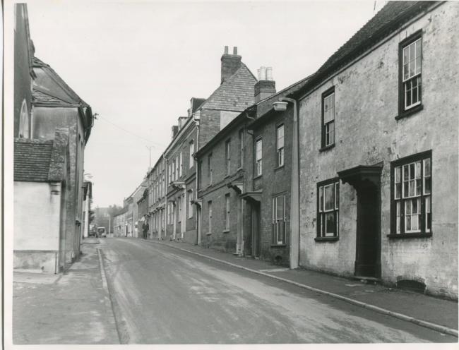 In 1960 there were buildings on both sides of East Street but what lay underneath?