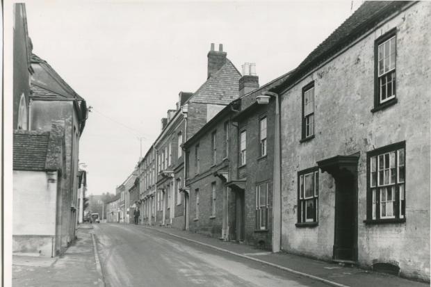 In 1960 there were buildings on both sides of East Street but what lay underneath?