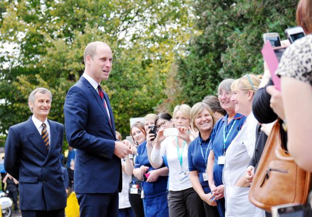 Andover Advertiser: When the Duke of Cambridge, Prince William visited the Ark Conference Centre and the Basingstoke Hospital in 2012. Pic credit: Sarah Gaunt Photography