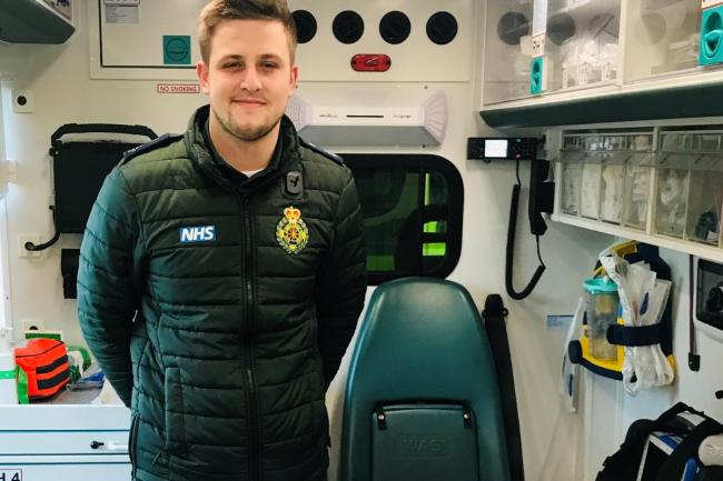 Emergency care assistant Toby Jacques is encouraging anyone interested to sign up for the recruitment day [Credit: SCAS]