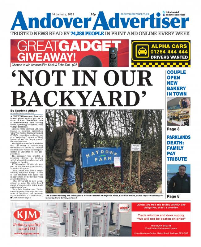 Andover Advertiser, Friday January 14 2022