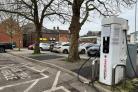The broken charging point in Brown Street car park, Salisbury