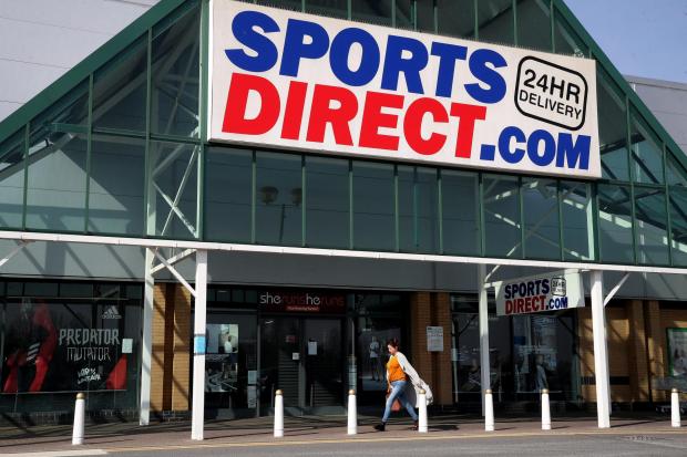 Andover Advertiser: Sports Direct store. Credit: PA