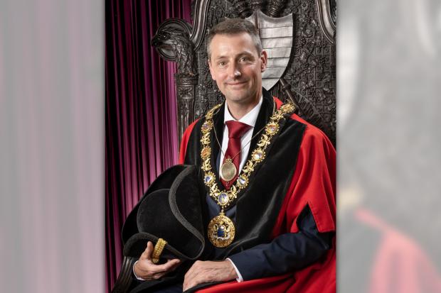 The new Mayor of Salisbury, Cllr Tom Corbin. Picture: Salisbury City Council.