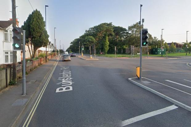 Bursledon Road by the junction with Hinkler Road. Picture: Google Maps