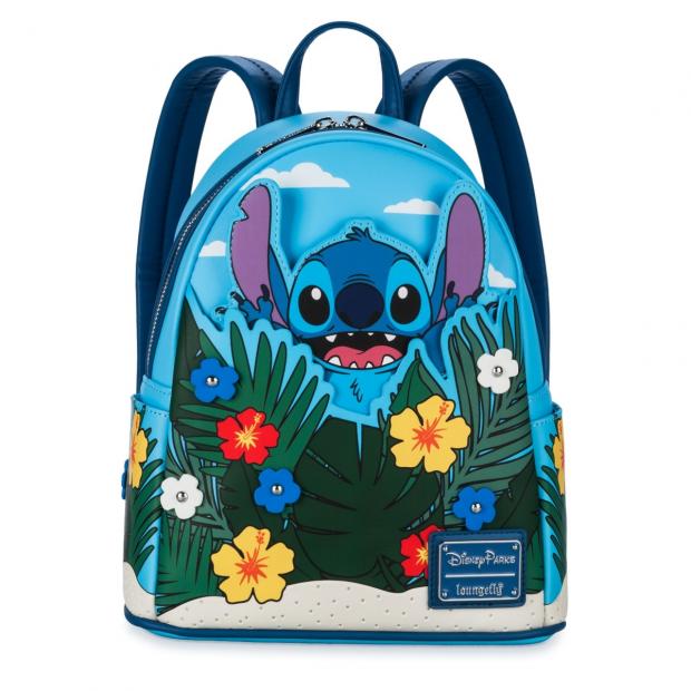 Andover Advertiser: Loungefly Stitch with Flowers Mini Backpack, Lilo & Stitch (ShopDisney)
