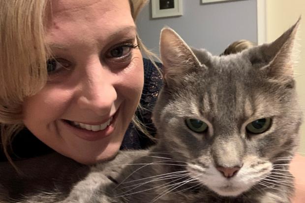 Hampshire woman Laura Wren ran 230km in memory of her cat Misty (pictured)