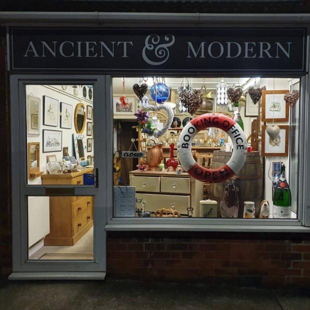 Andover Advertiser: Helen Fletcher owns Ancient & Modern which sells "everything from antiques to vintage to jewellery and everything beyond and in between."