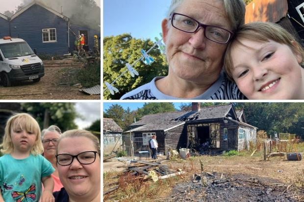 Sparkes family left homeless after bonfire spreads to their bungalow