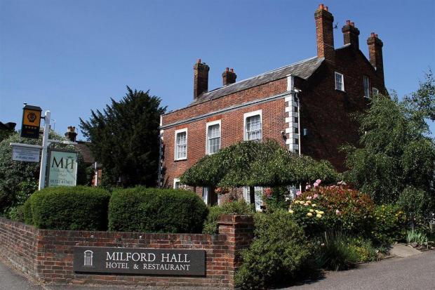 The Milford Hall Hotel and Spa on Castle Street in Salisbury.