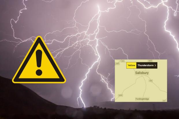 Met Office extend yellow thunderstorm warning to Wednesday.