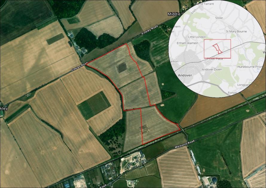 Plans submitted for 86-acre solar farm development on countryside near Andover 