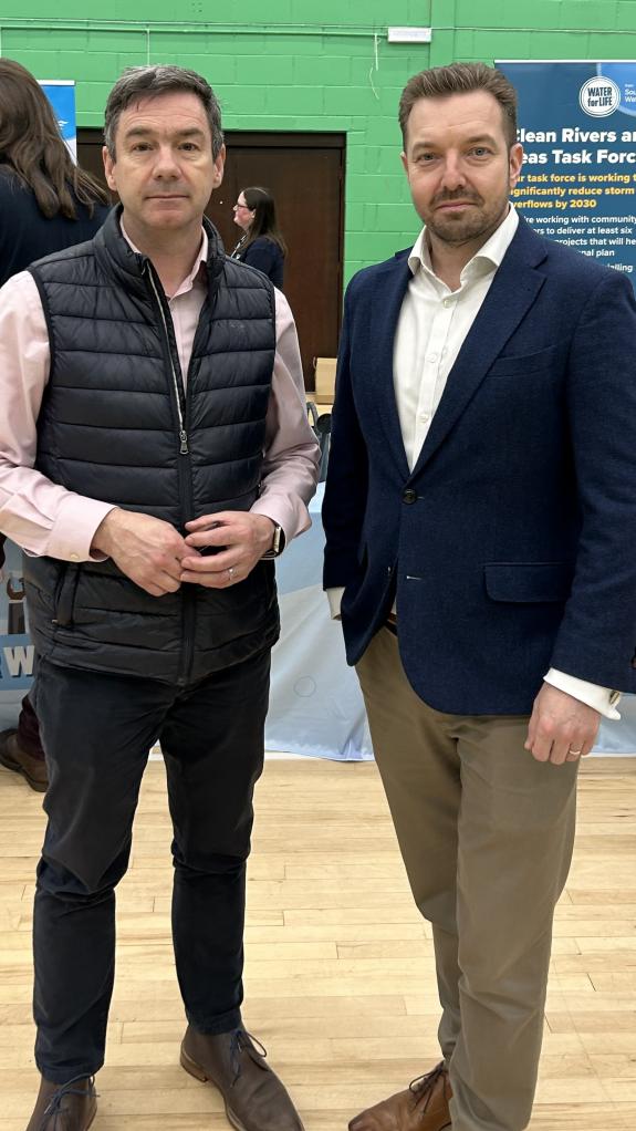 Andover Advertiser: Lawrence Gosden and Geoff Cooper Andover Advertiser: Lawrence Gosden and Geoff Cooper