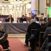 Candidates fielded questions from those in attendance at Monday evening's hustings event
